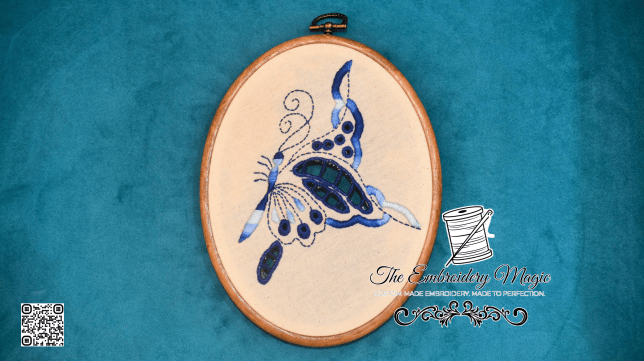 Butterfly Cutwork design Embroidry: Art ID –&nbsp;EM-AR0000154