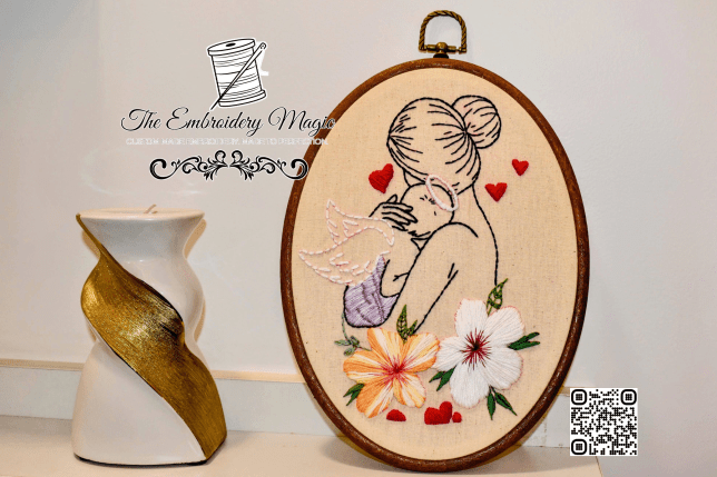 A mother with an angel child: Art ID –&nbsp;EM-AR0000165